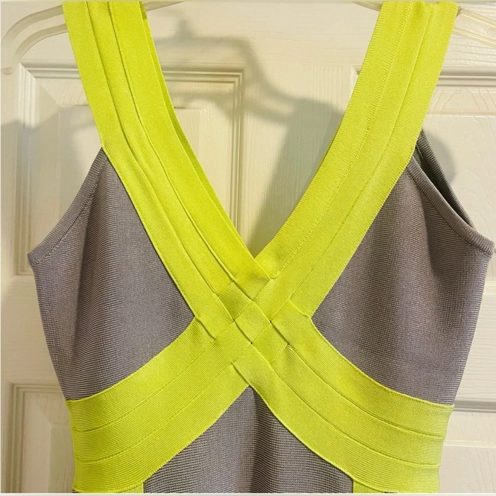 Bebe Bandage Dress - Vintage Bodycon - Picture 2 of 5